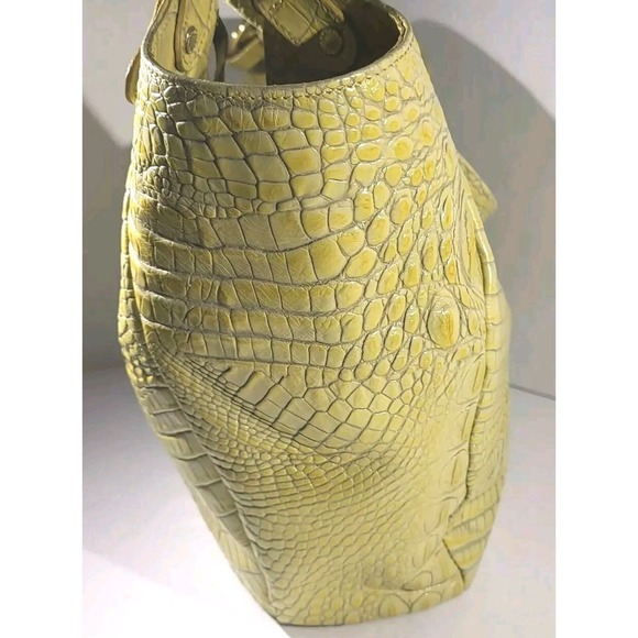 Brahmin Jackie Hobo Olive Green Melbourne Genuine Leather Shoulder Handbag [450] - Picture 8 of 13